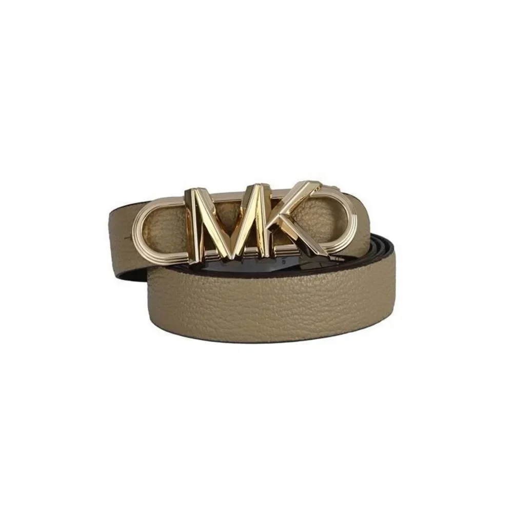 Michael Kors 25MM Reversible Leather Belt CAMEL Size Large L